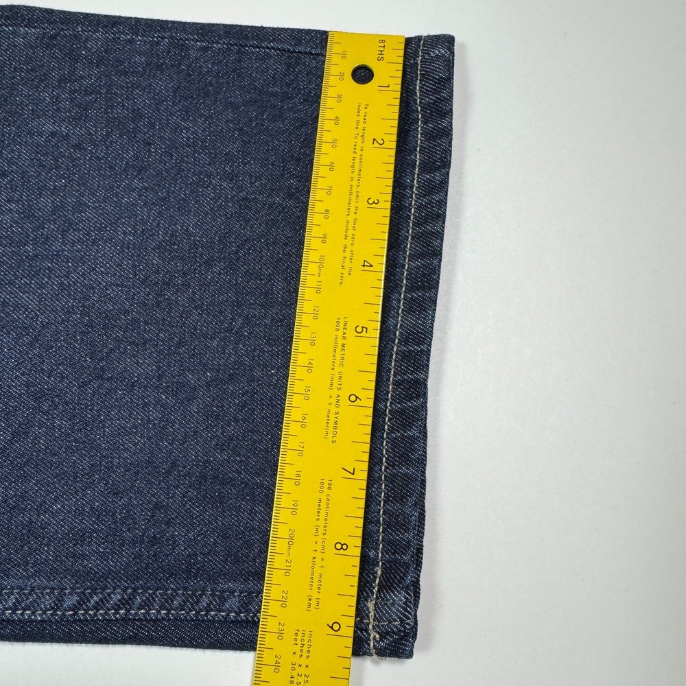 Banana Republic Authentic Straight Jeans Mens 40x32 Dark Rinse Blue Denim Preppy - Picture 15 of 16